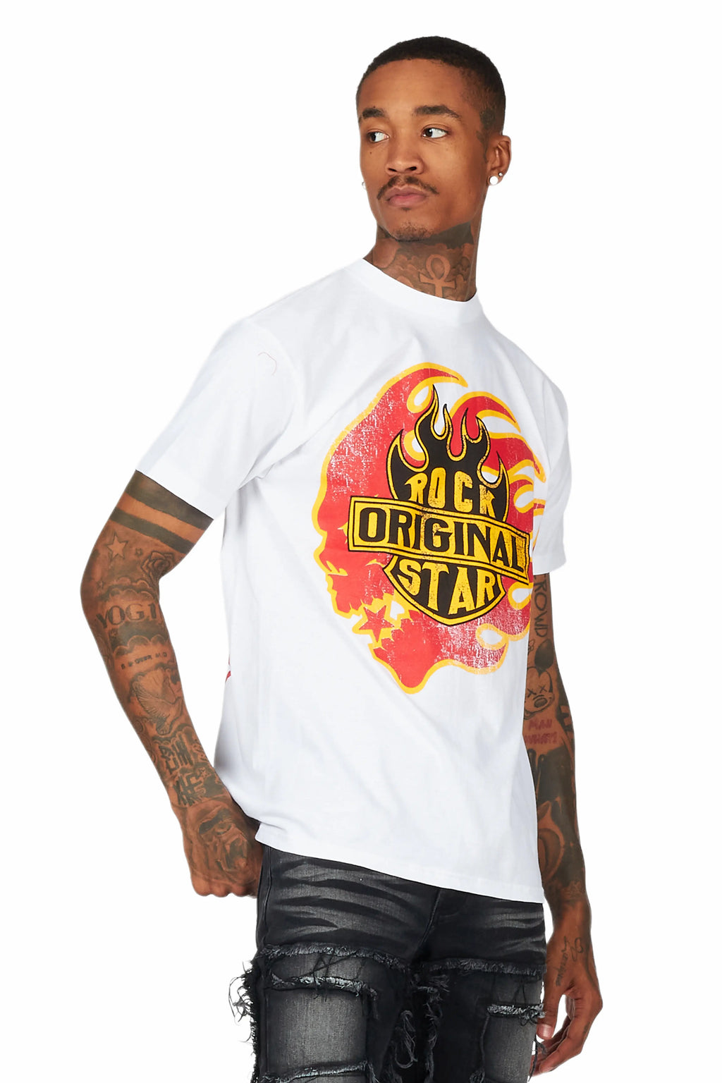 Station White Graphic T-Shirt