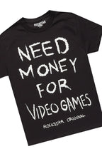 Boys Lambo Black T-Shirt/Stacked Flare Jean Set