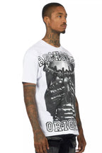 Eden White Oversized Graphic T-Shirt