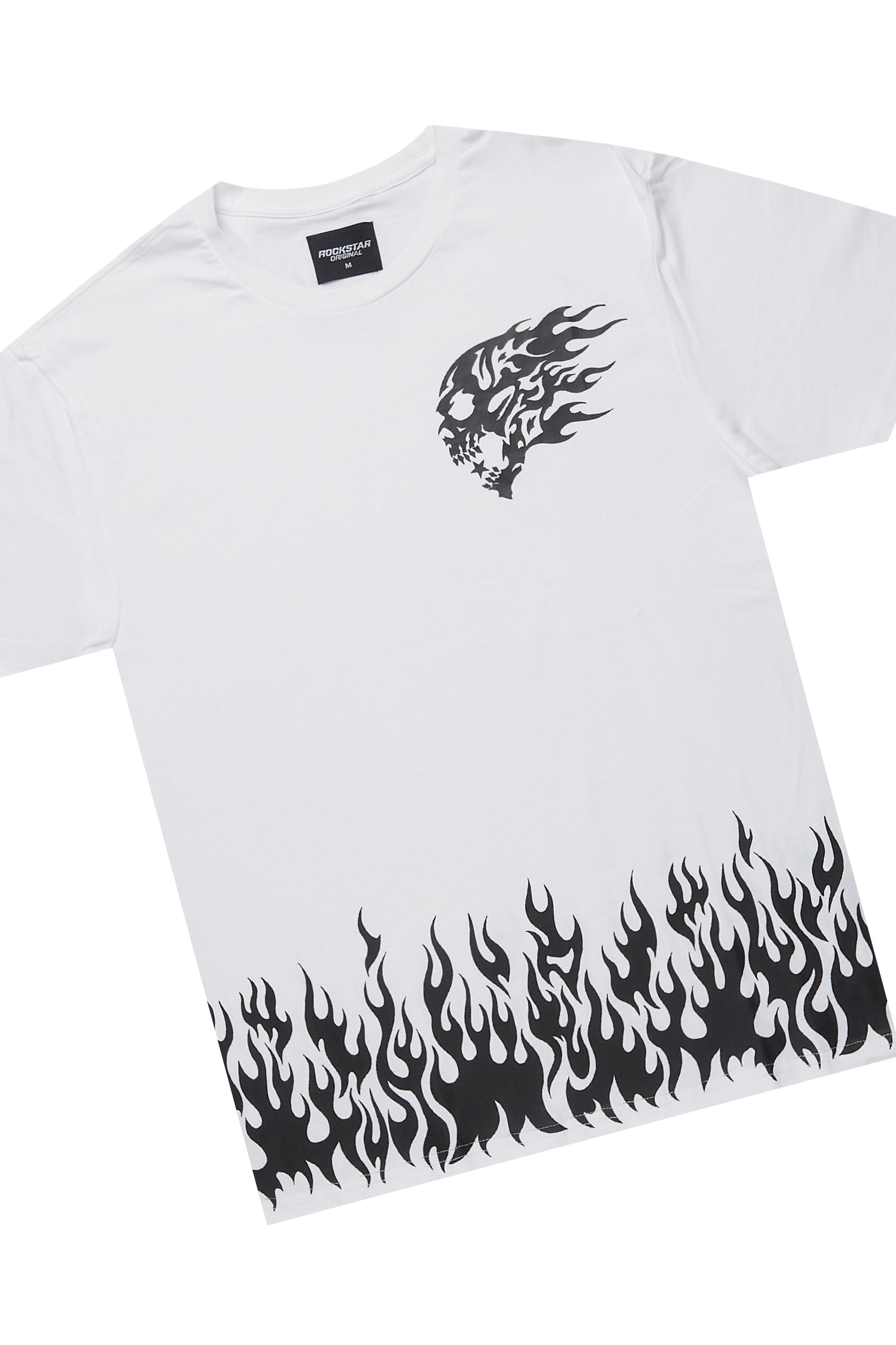 Bubble White/Black T-Shirt/Super Stacked Flare Jean Bundle