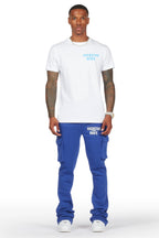 Alpine Royal Stacked Flare Cargo Pant