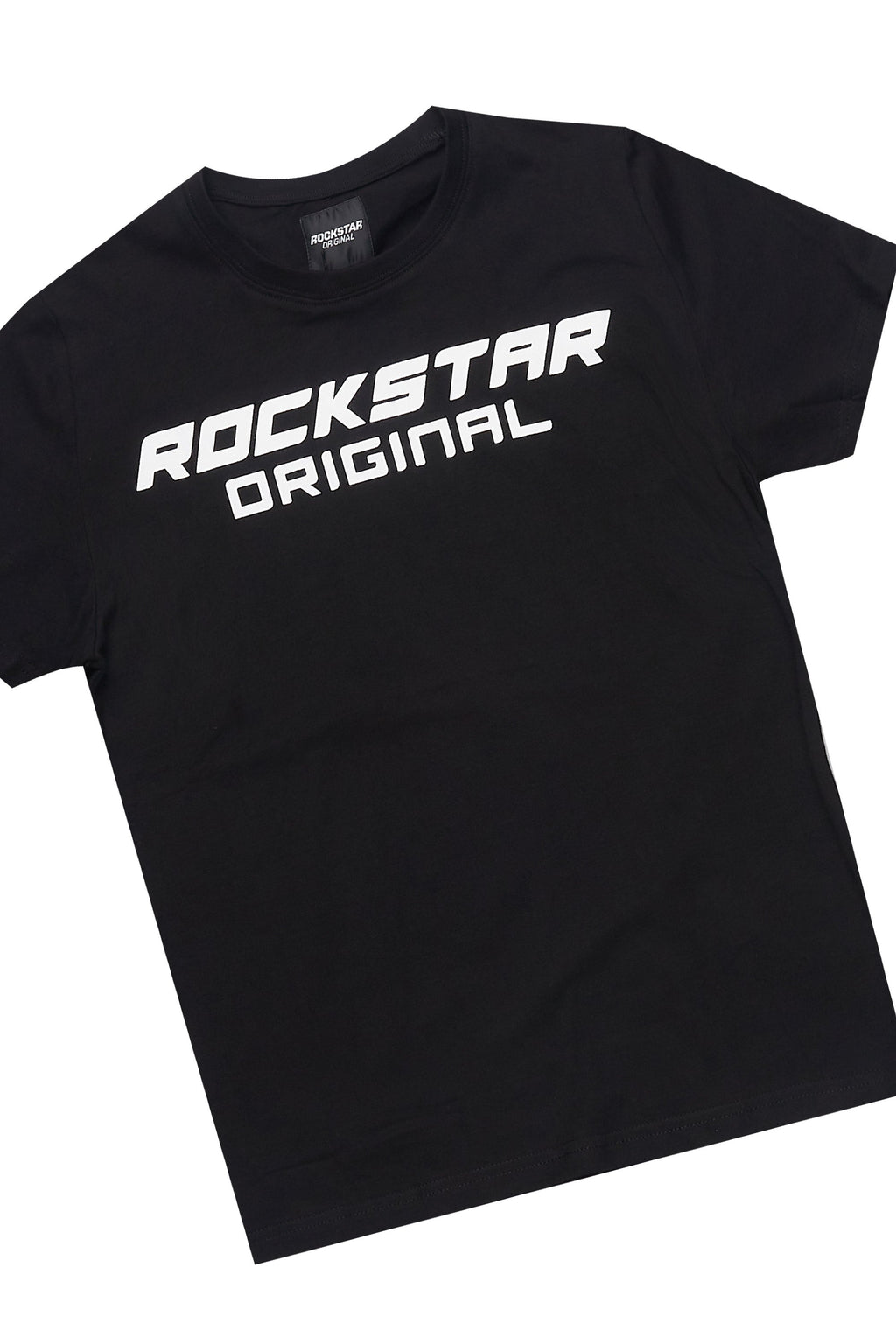 Boys Connor Black T-Shirt Flare Sweat Pant Set