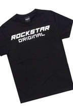 Boys Connor Black T-Shirt Flare Sweat Pant Set