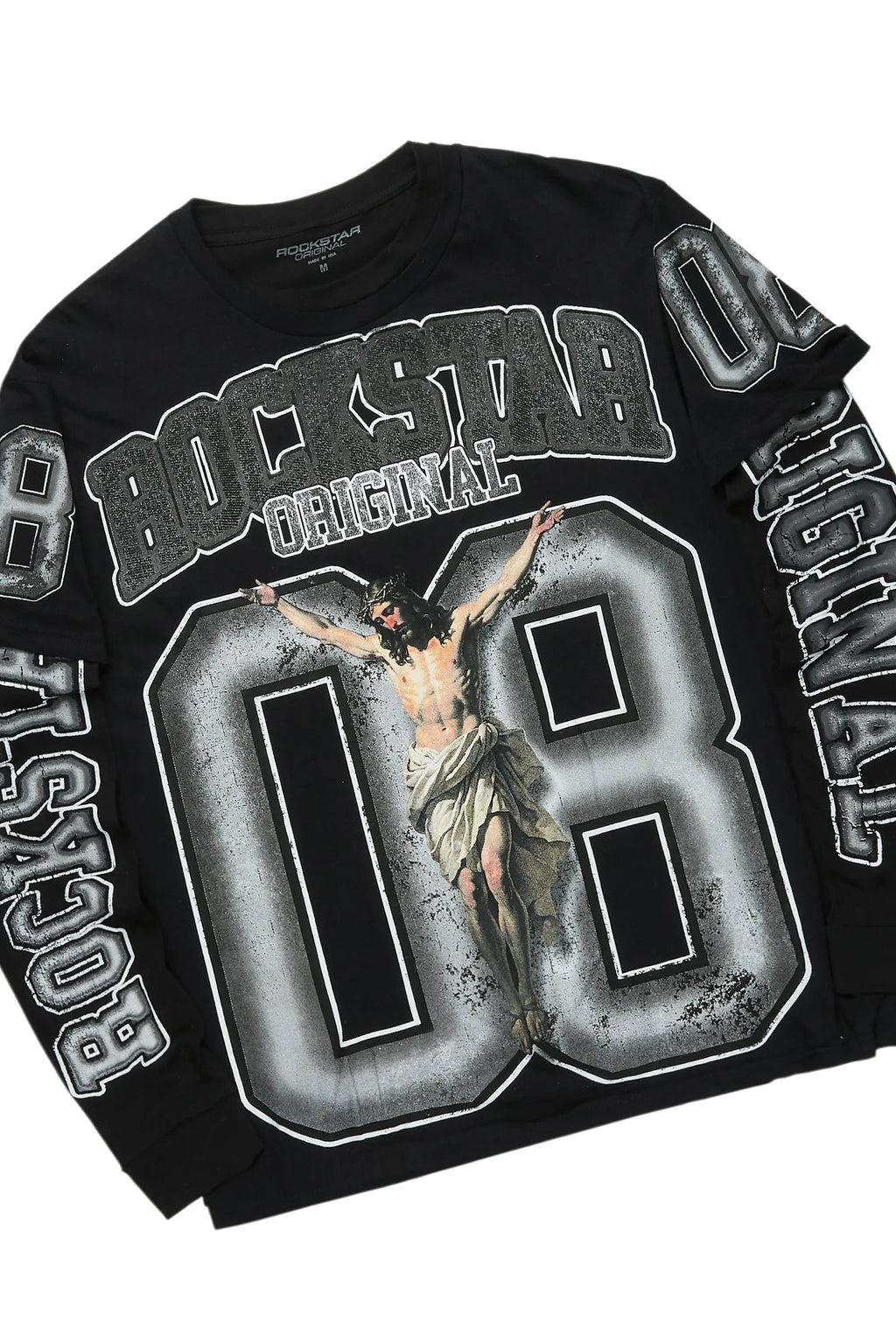 Fields Black/Grey Double Layer T-Shirt/Baggy Pant Set