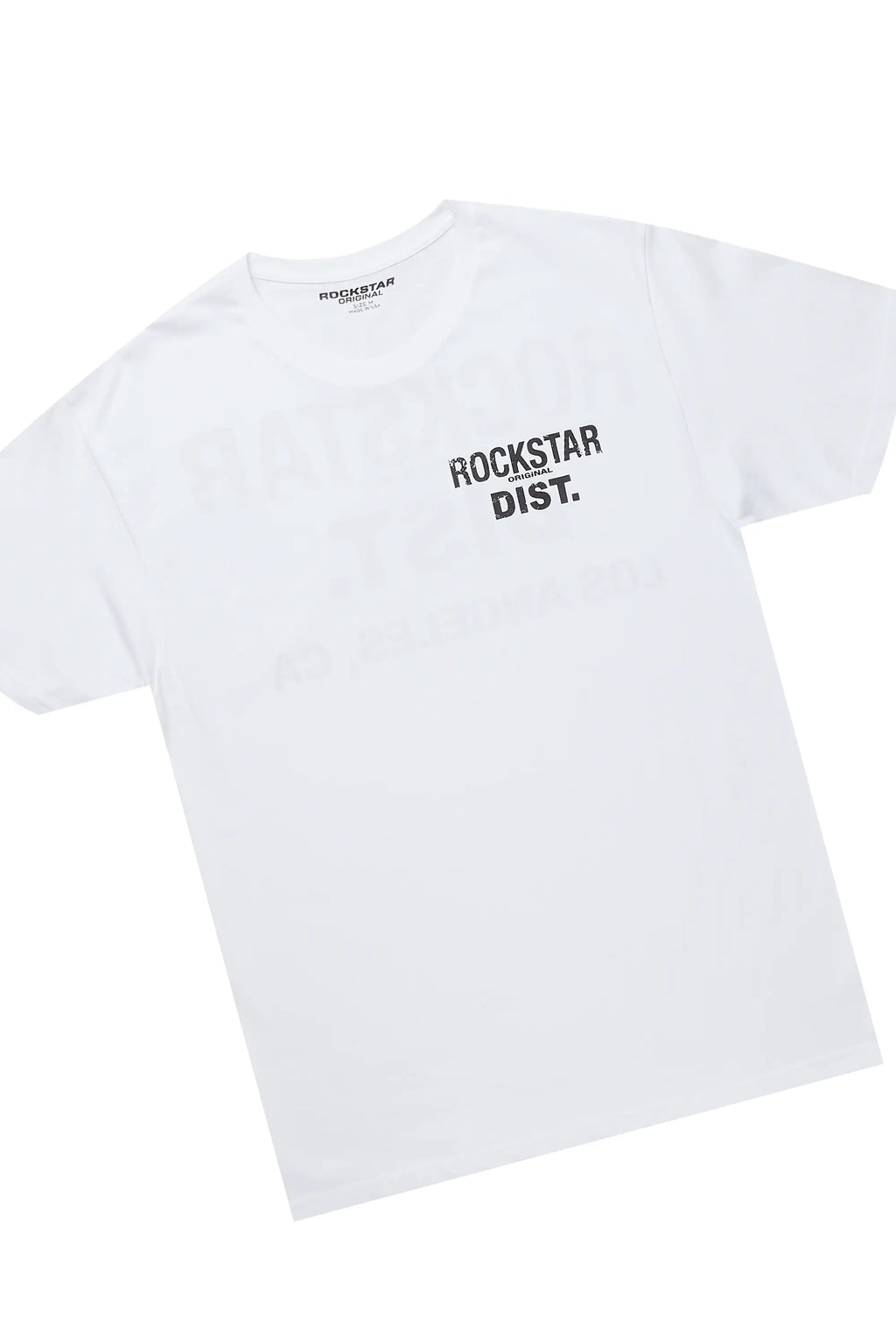 Akos White T-Shirt/Denim Short Set