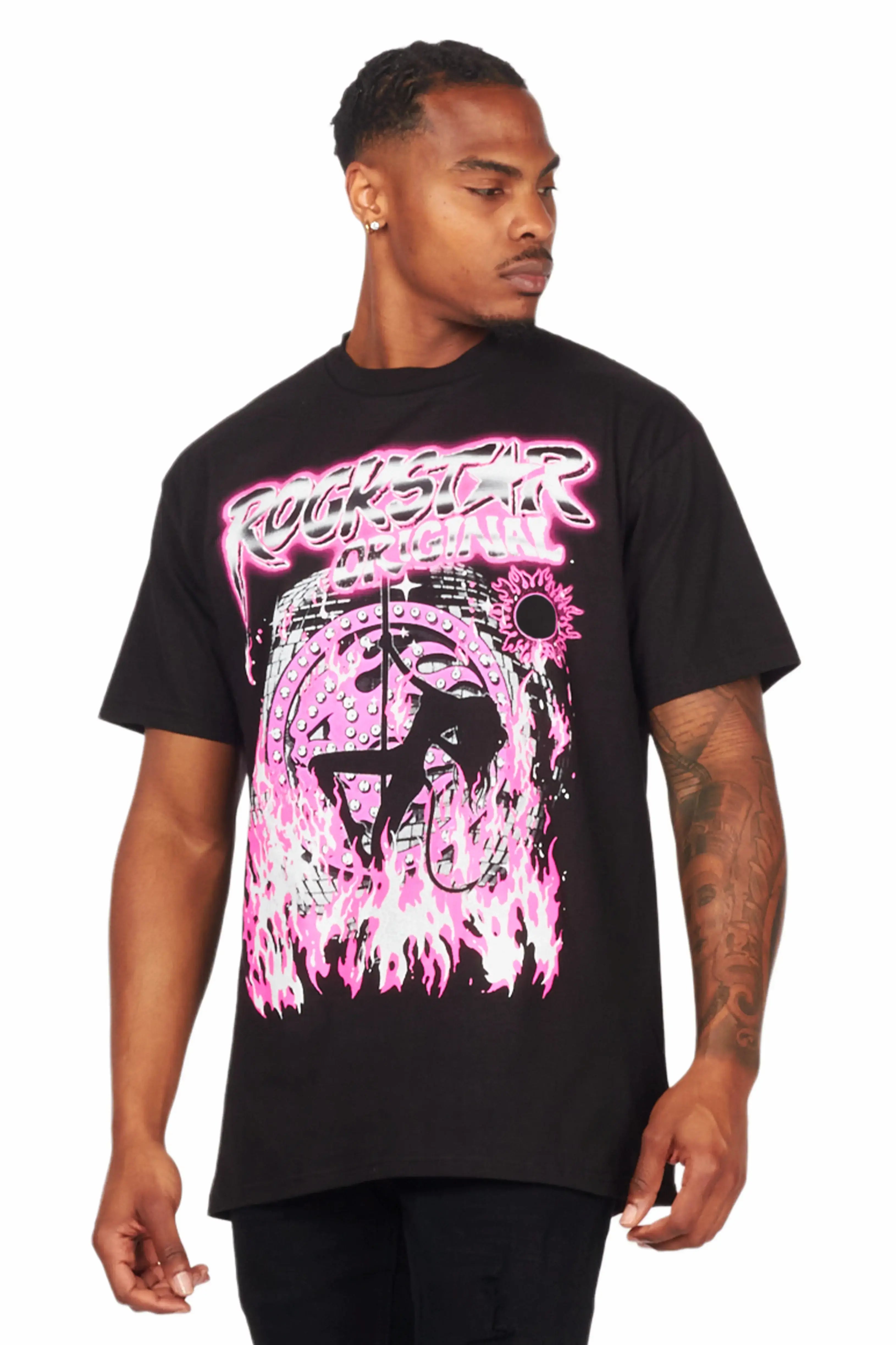 Serenade Black Graphic T-Shirt