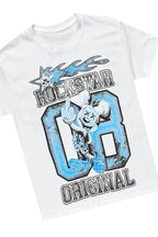 Boys Obed White T-Shirt/Stacked Flare Jean Set