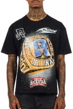 Champ Black Graphic Rhinestone T-Shirt