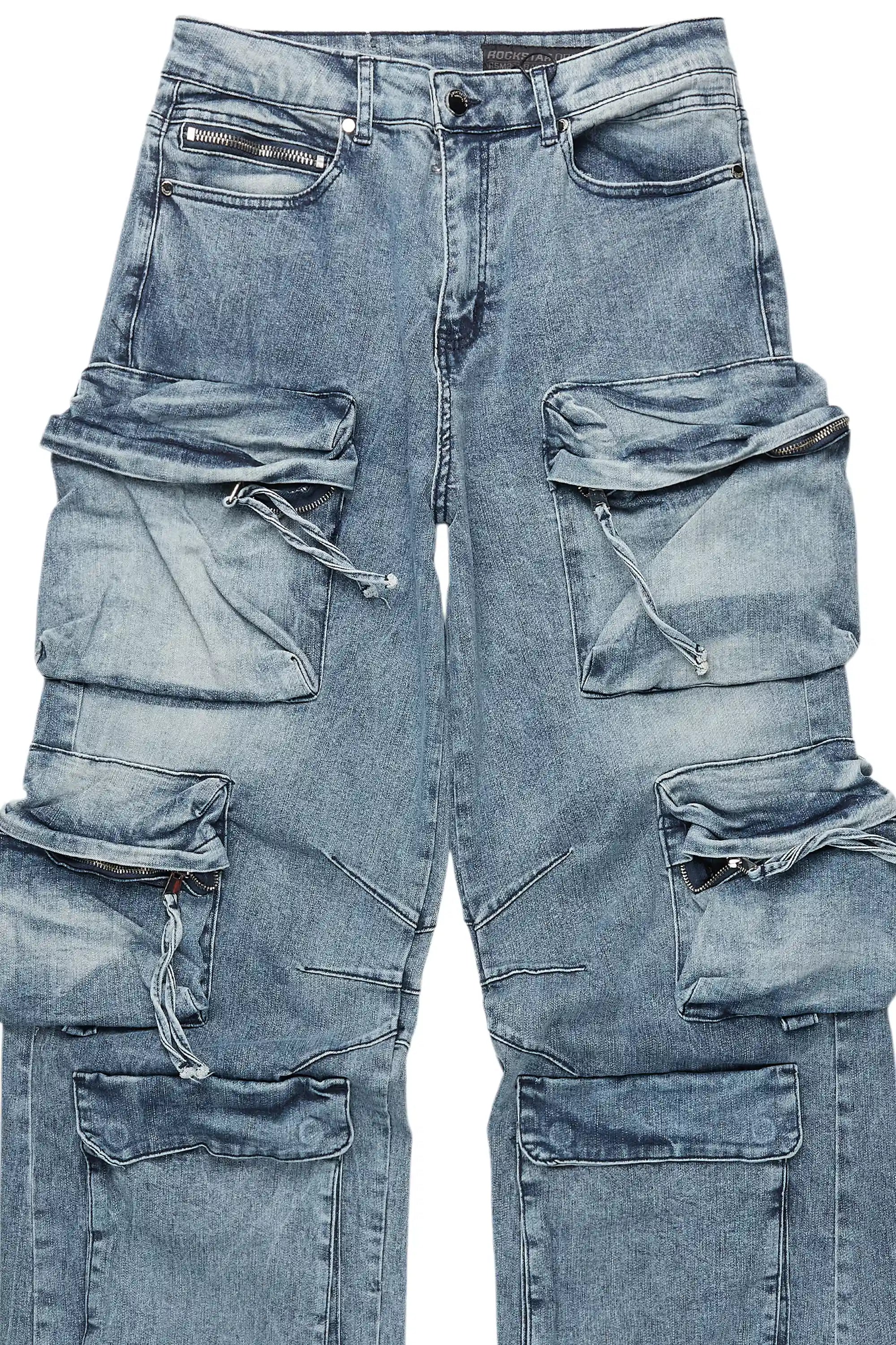 Lenz Blue Baggy Fit Jean