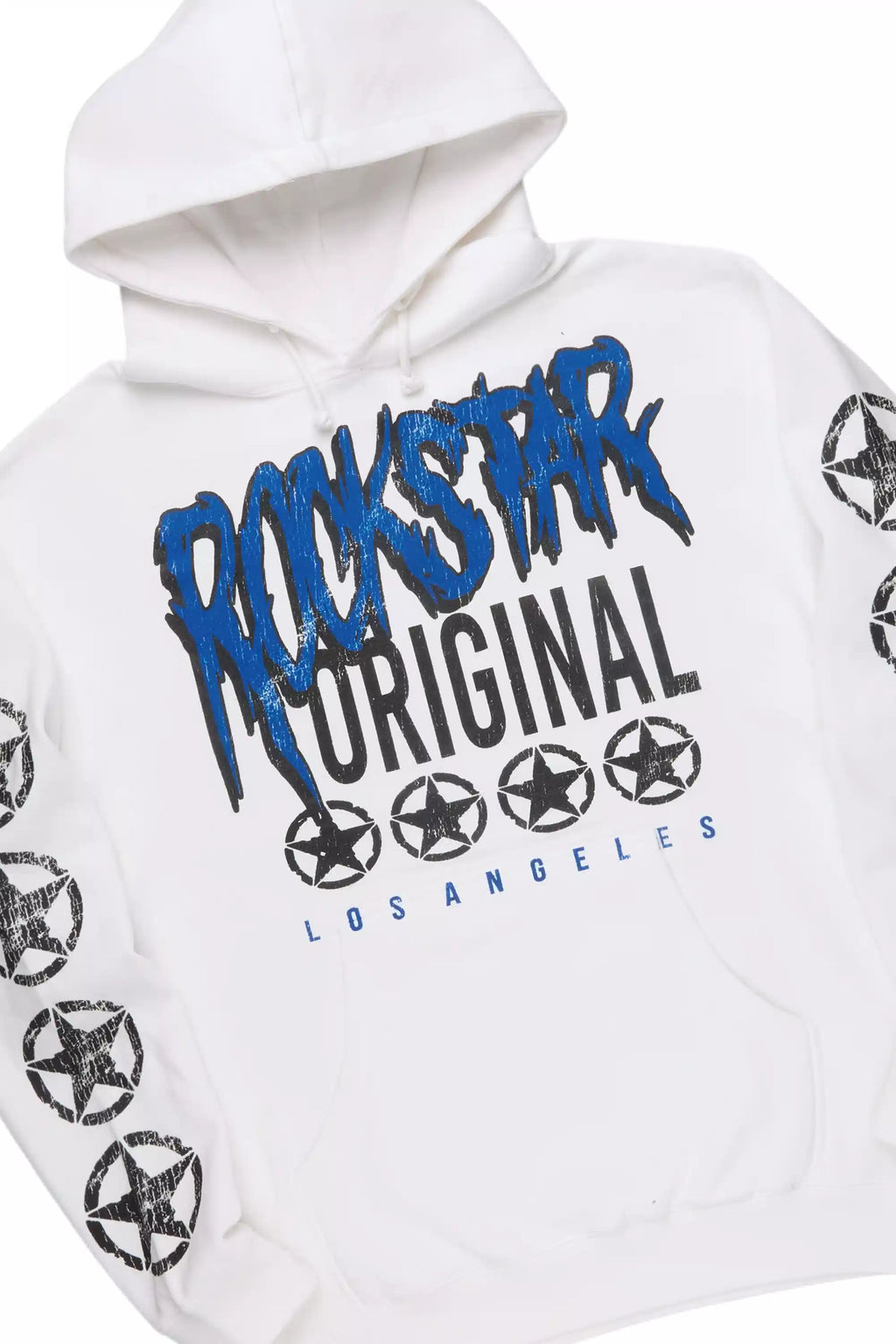 Wizzurd White/Royal Blue Hoodie Stacked Track Set