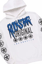 Wizzurd White/Royal Blue Hoodie Stacked Track Set