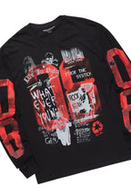 Grill Black/Red Long Sleeve T-Shirt/Baggy Pant Set