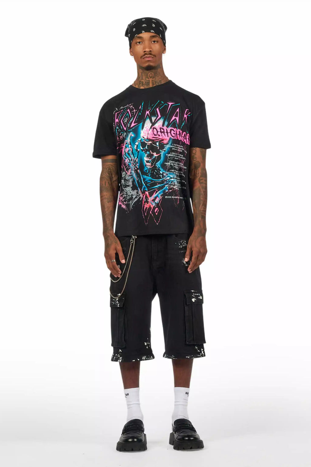Nox Black/Pink Graphic T-Shirt