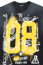 Nesta Black Oversized Graphic T-Shirt