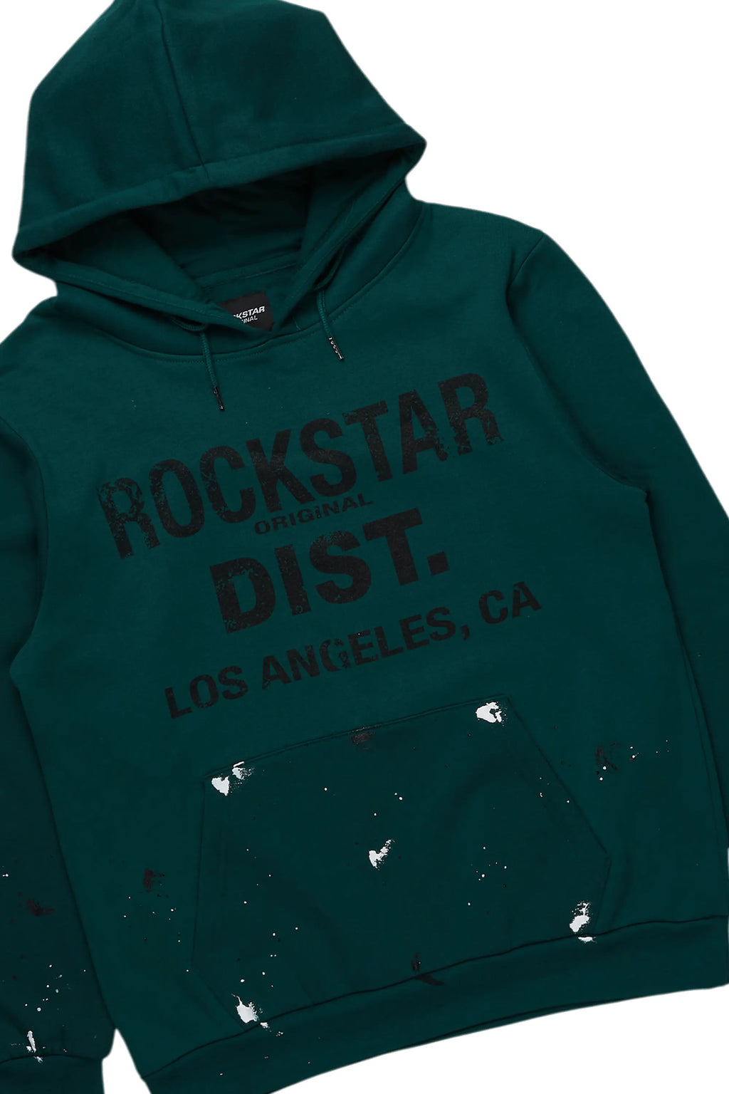 Scottie Green/Black Hoodie/Baggy Track Pant Set