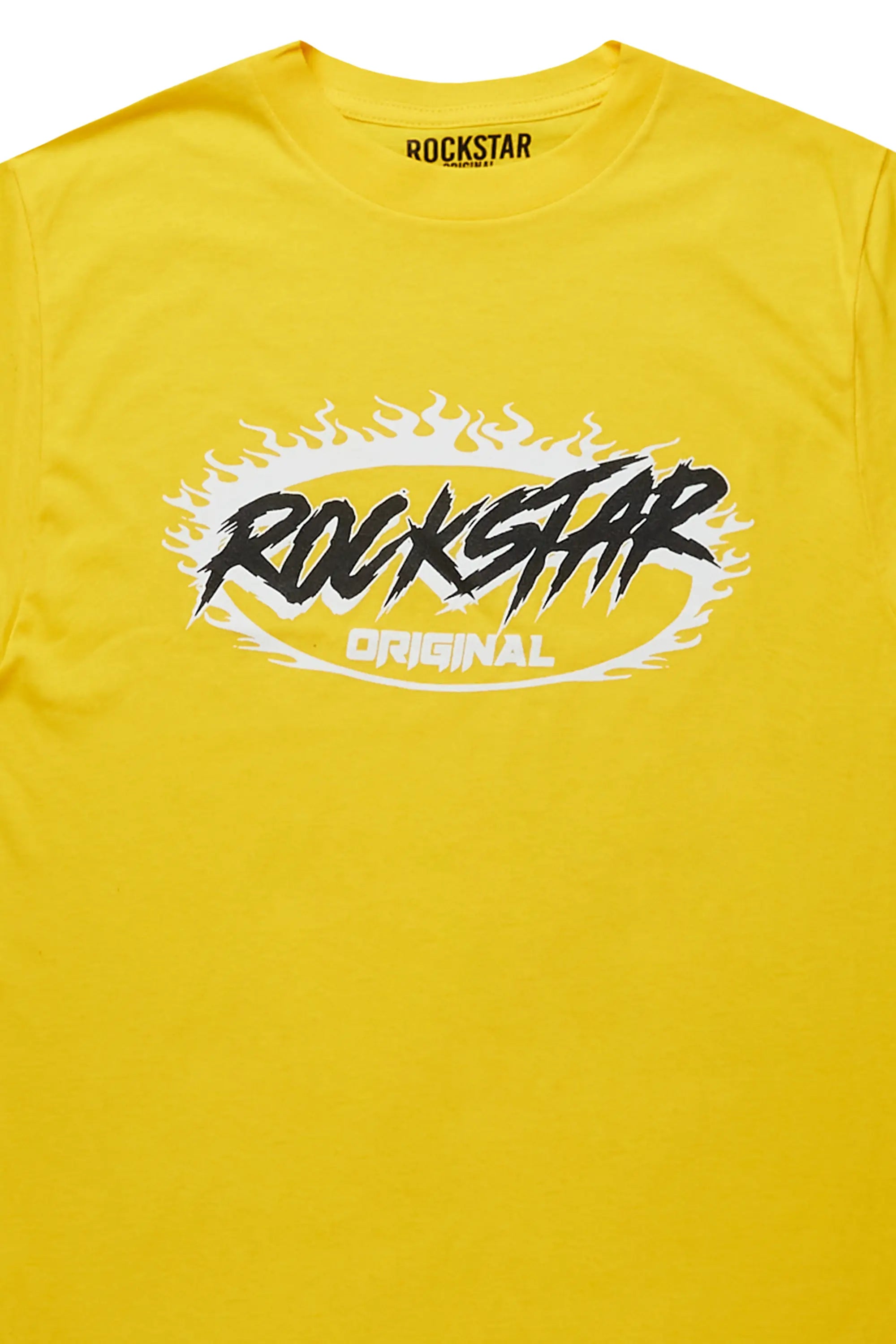 Draven Yellow Graphic T-Shirt