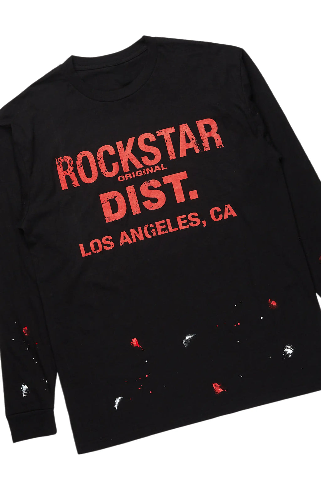 Scottie Black/Red Long Sleeve T-Shirt/Baggy Pant Set