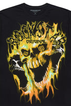 Lucen Black/Yellow Oversized Graphic T-Shirt