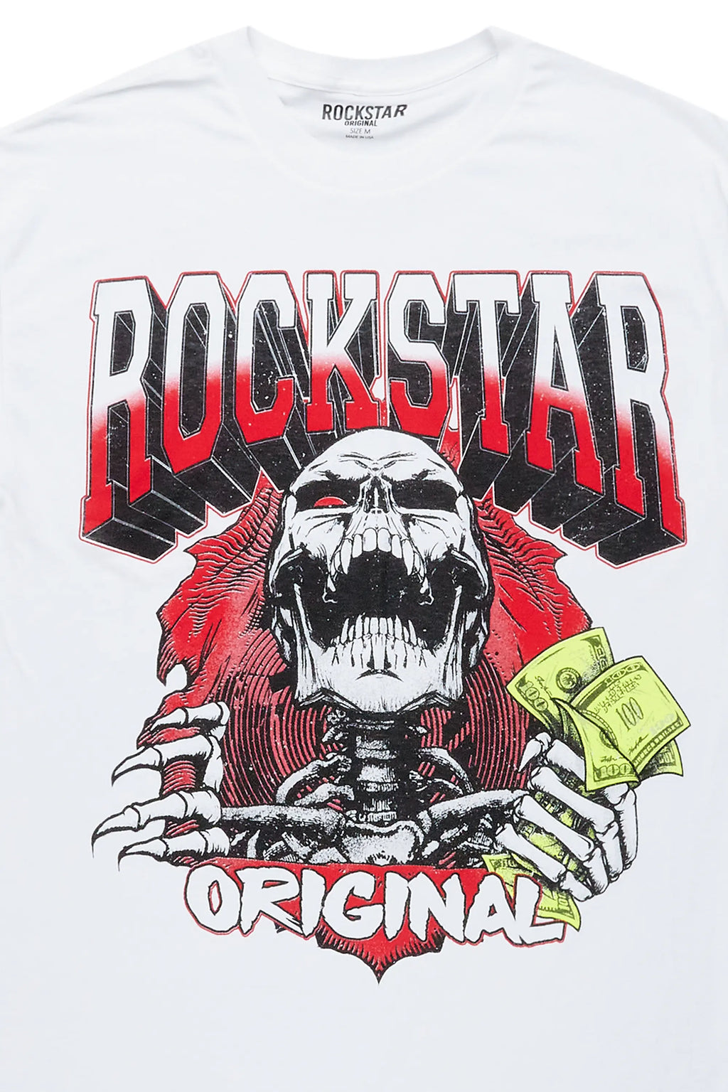 Zytron White Graphic T-Shirt