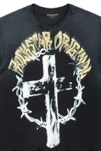 Baki Black Oversized Graphic T-Shirt