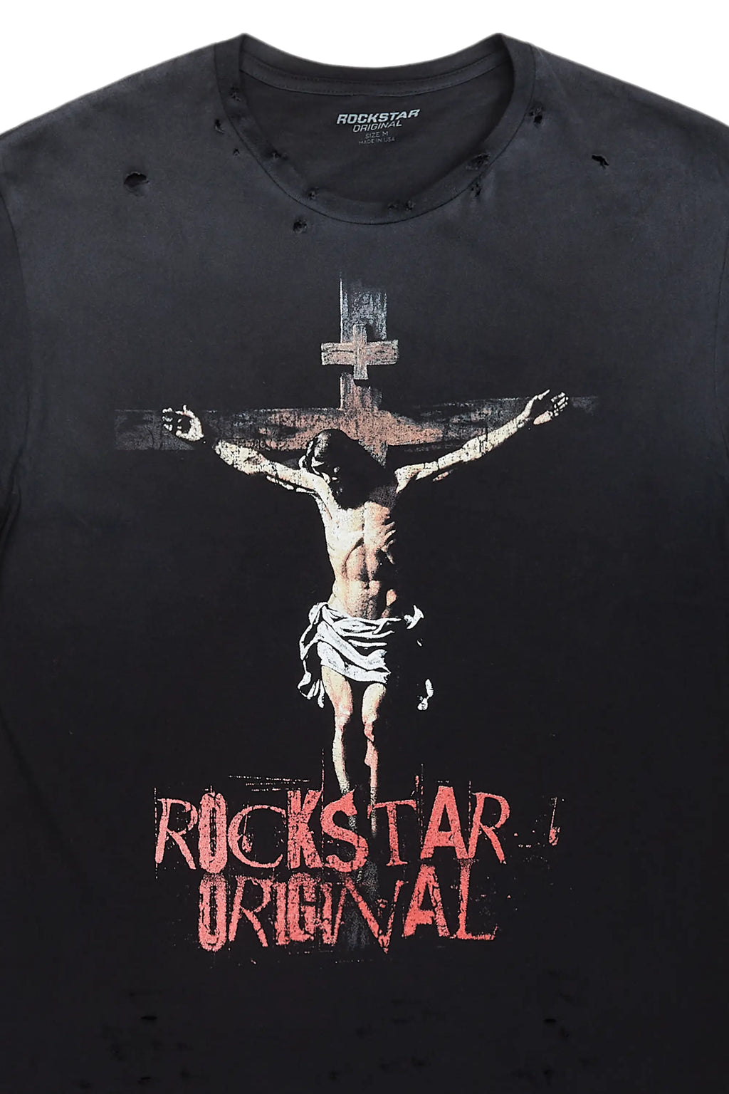 Barke Black Graphic Oversized T-Shirt