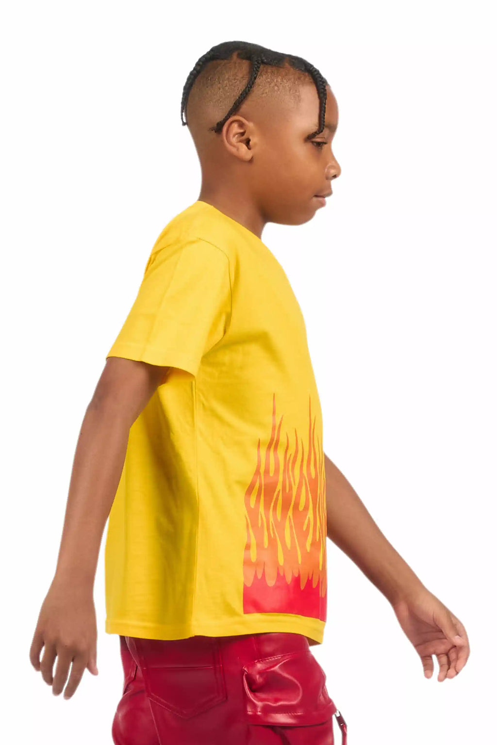 Boys Roeland Yellow/Red Graphic T-Shirt
