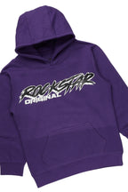 Boys Dekel Purple Hoodie/Stacked Flare Jean Set