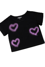 Girls Bayle Black T-Shirt Flare Jean Set