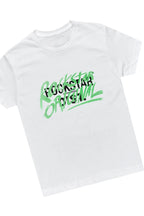 Boys Khalil White T-Shirt/Stacked Flare Jean Set