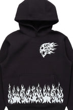 Boys Bubble Black Graphic Hoodie