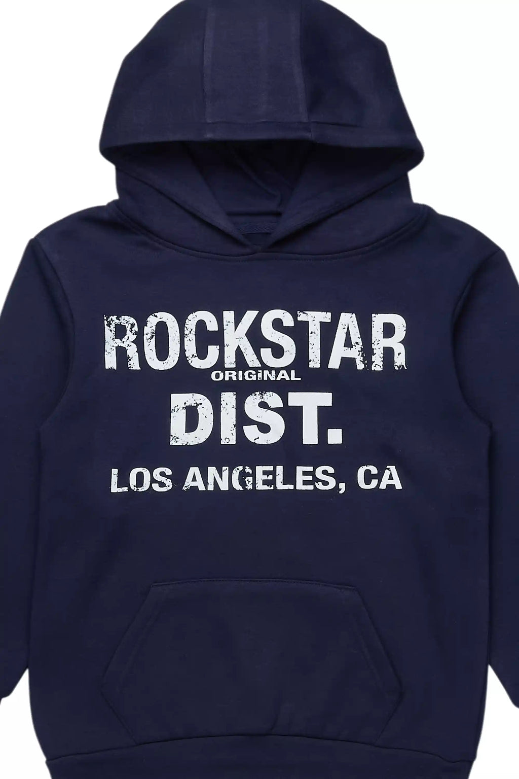 Boys Koen Navy/White Graphic Hoodie