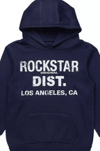 Boys Koen Navy/White Graphic Hoodie