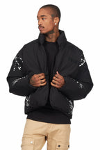 Rabbie Black/White Puffer Jacket