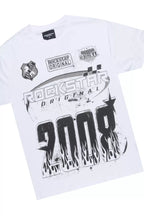 Amos White Camo T-Shirt/Stacked Flare Jean Bundle