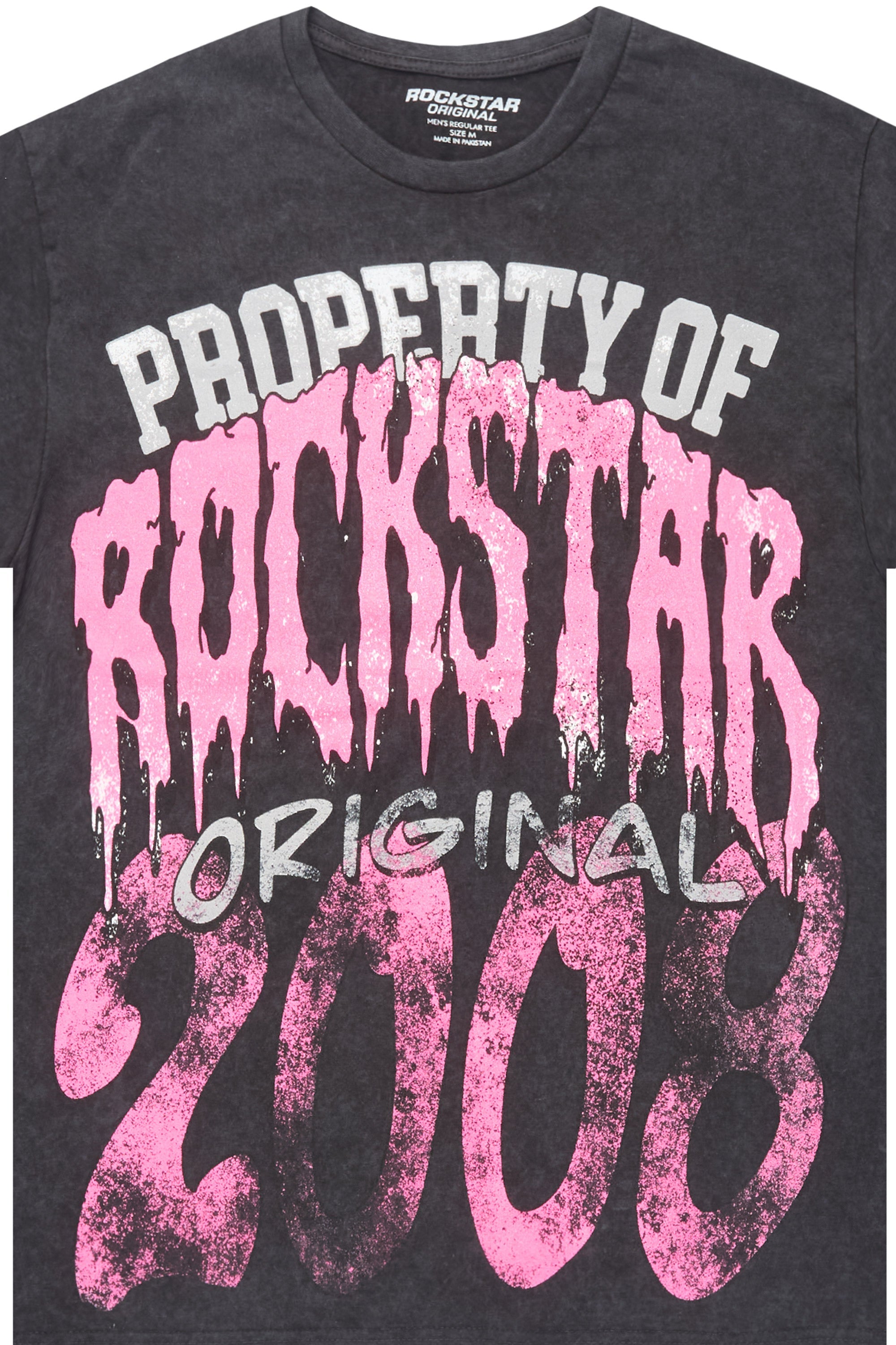 Cashena Vintage Black Oversized T-Shirt