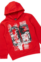 Boys Beau Red Hoodie/Baggy Fit Jean Set