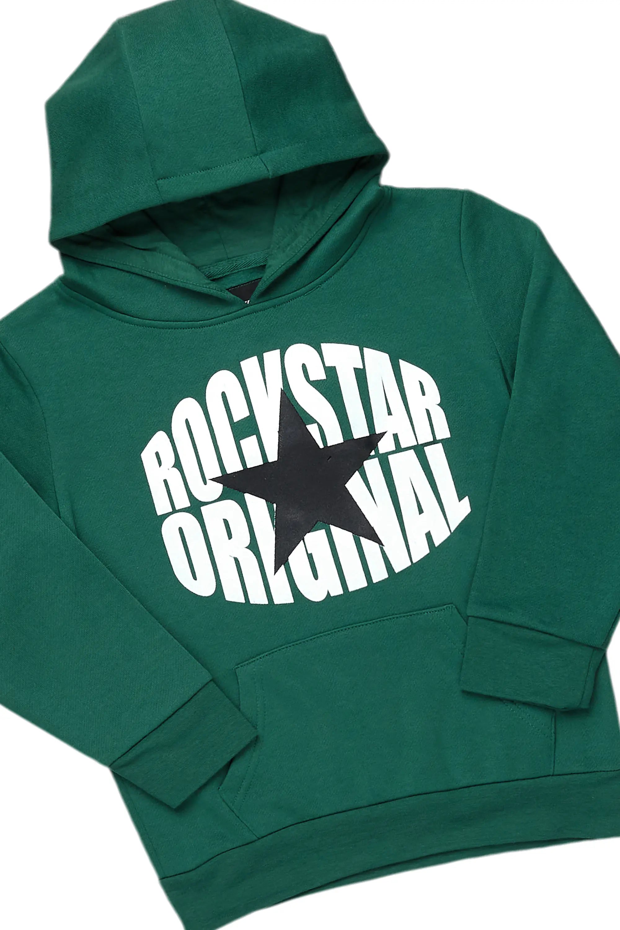 Girls Sargie Green Stacked Pant Set