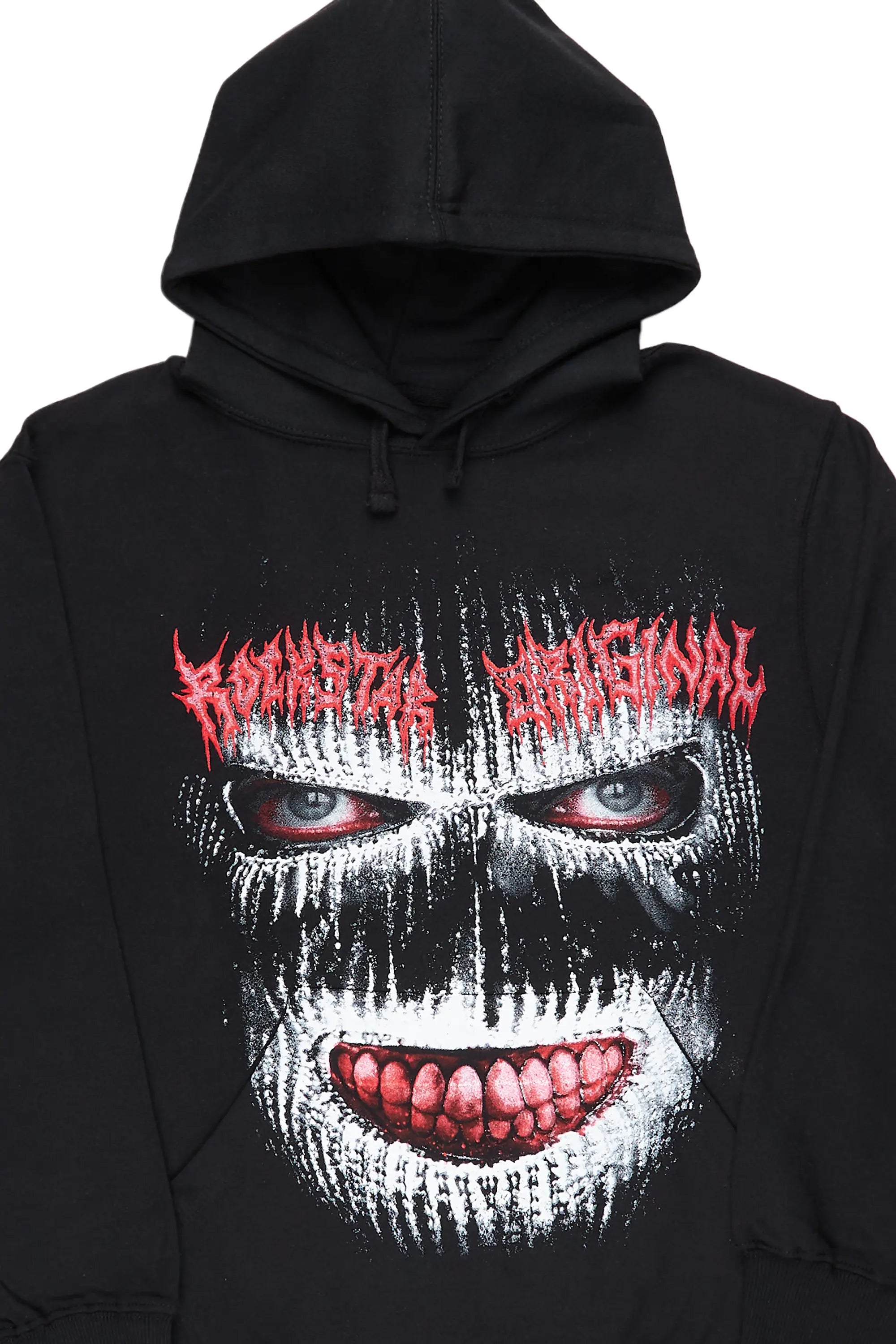 Monstre Black Graphic Hoodie