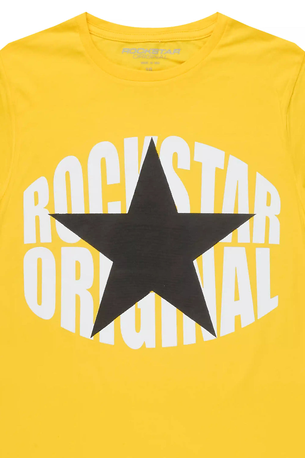 Boys Ezra 2.0 Yellow/Black Graphic T-Shirt