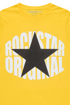 Boys Ezra 2.0 Yellow/Black Graphic T-Shirt