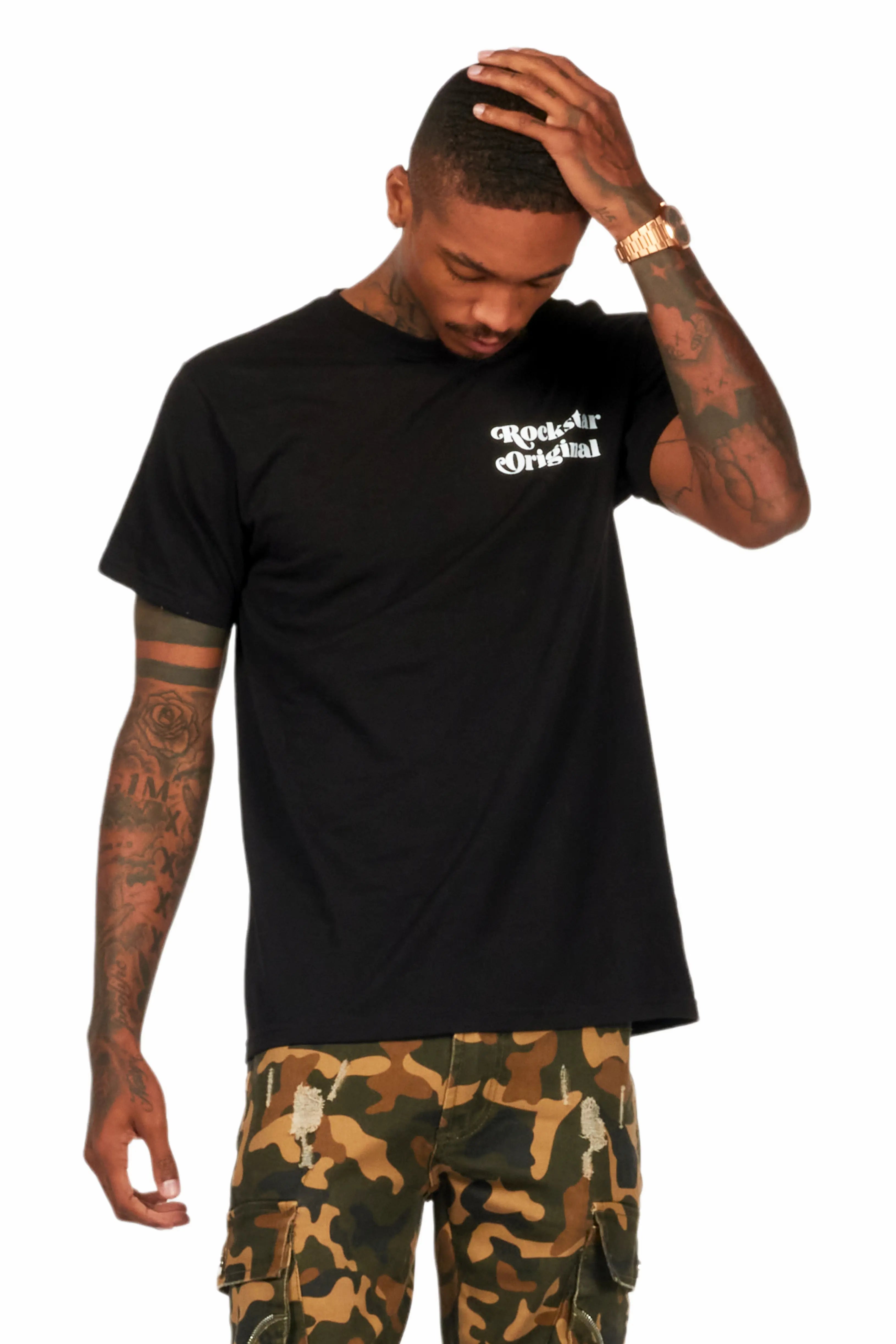 Diamo Black/White Graphic T-Shirt