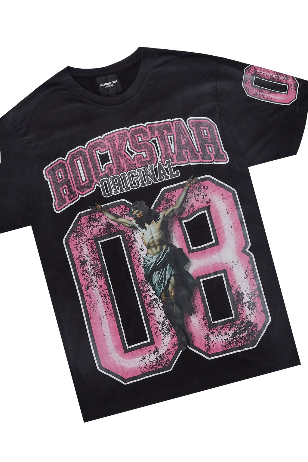 Fields Black/Pink T-Shirt/Stacked Flare Track Set