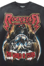 Lucian Black Graphic T-Shirt