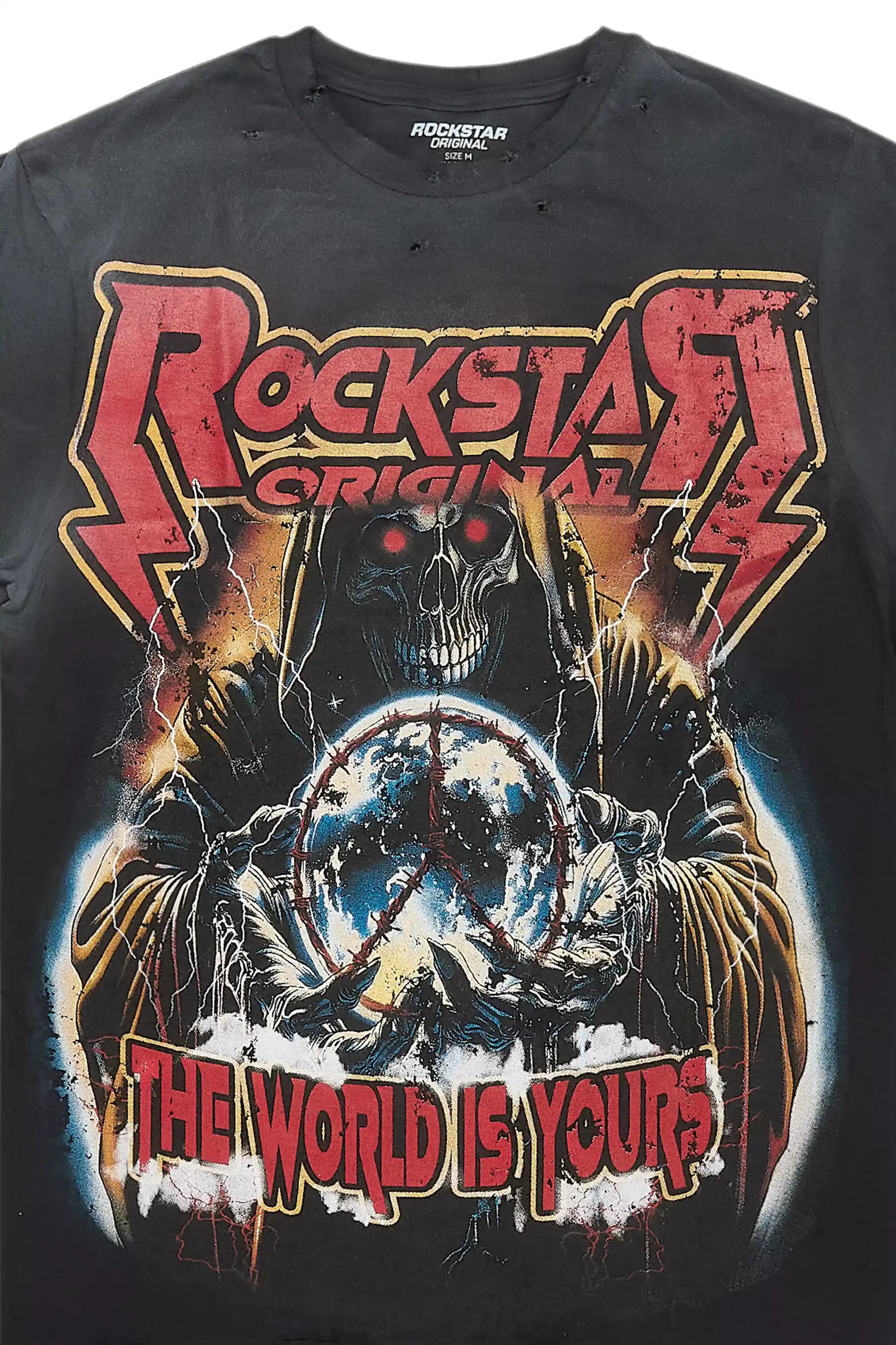 Lucian Black Graphic T-Shirt