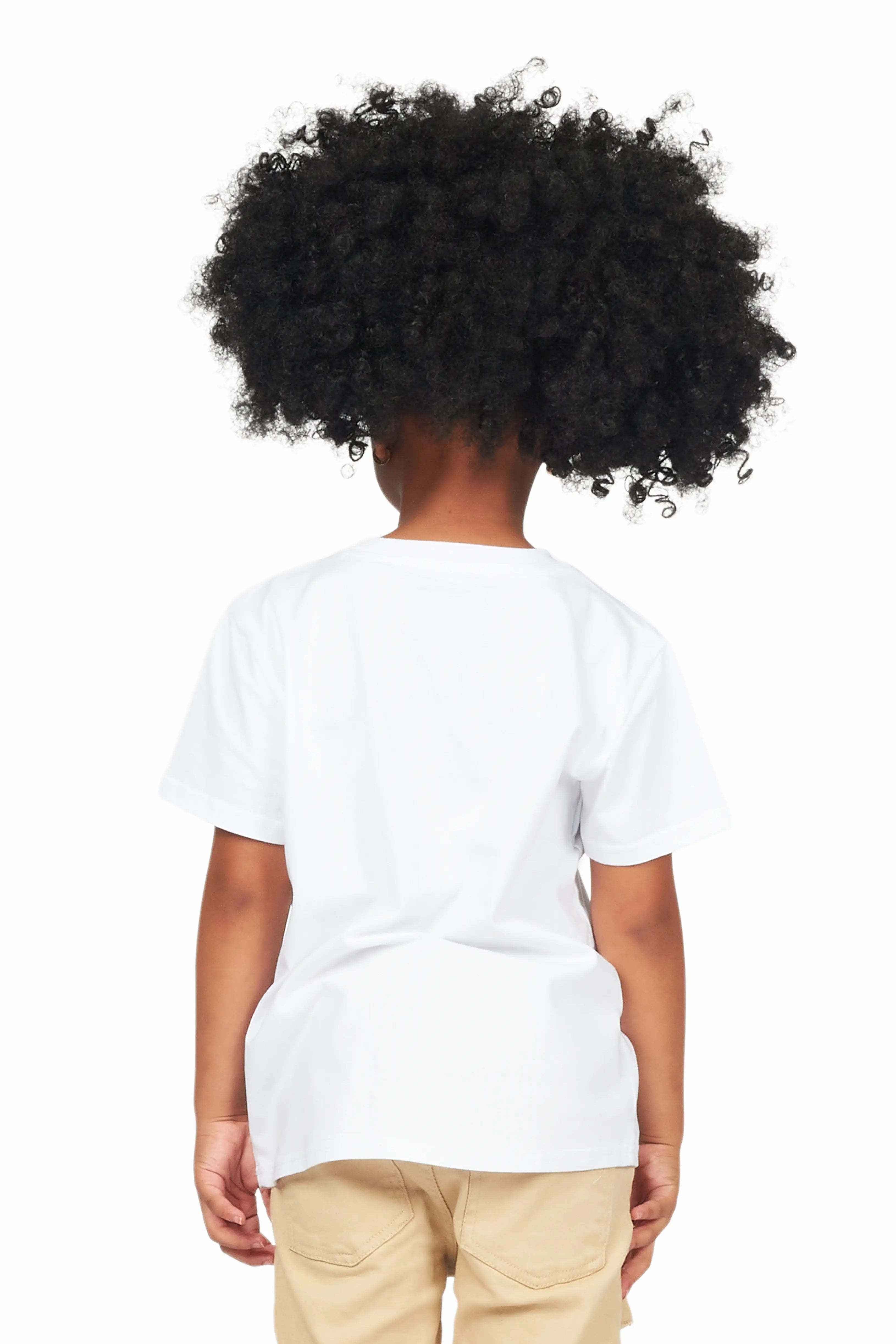 Girls Camila White Graphic T-Shirt