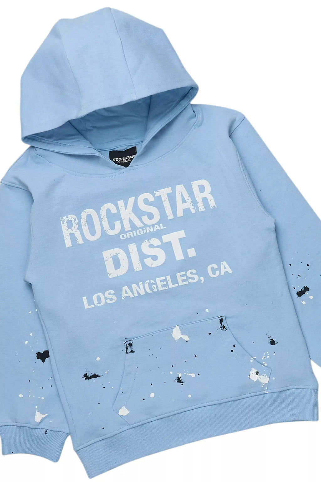 Boys Scottie Baby Blue/White Stacked Flare Track Set