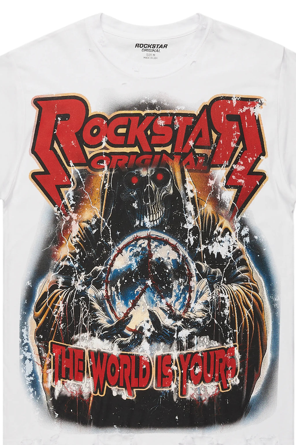 Lucian White Graphic T-Shirt