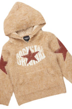 Boys States Brown Mohair/Stacked Flare Jean Set