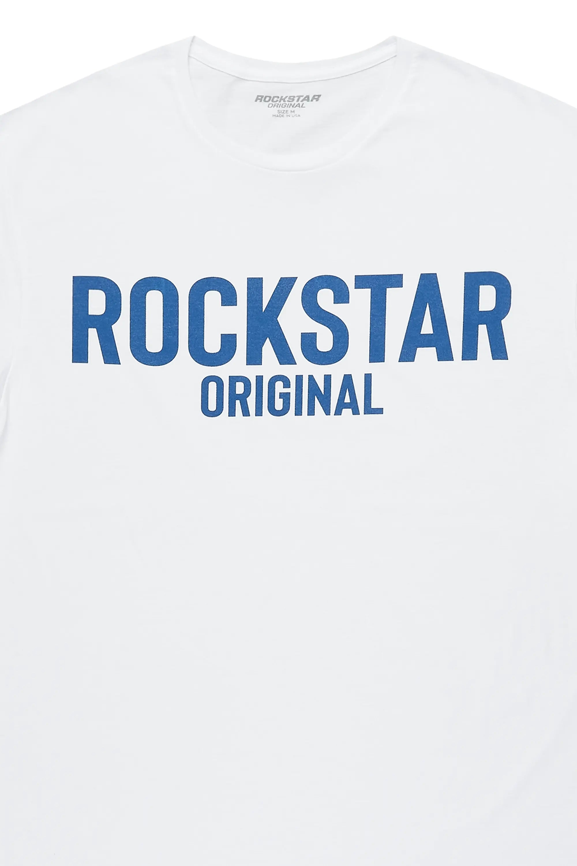 Sana White/Navy Graphic T-Shirt