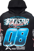 Mistelle Black Graphic Hoodie